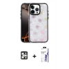 MARSİLYAN™- iPhone 16 Pro Max Kılıf Odak Prime - Siyah Bilvis 3X AR HD Cam Ekran Koruyucu + PVD Metal Kamera Lens - GS