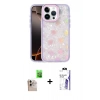 MARSİLYAN™- iPhone 16 Pro Max Kılıf Odak Prime - Siyah Bilvis 3X AR HD Cam Ekran Koruyucu + Raze Metal Kamera Lens - NLGY