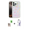 MARSİLYAN™- iPhone 16 Pro Max Kılıf Odak Prime - Siyah Bilvis 3X AR HD Cam Ekran Koruyucu + Raze Metal Kamera Lens - NLGY