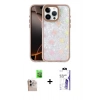 MARSİLYAN™- iPhone 16 Pro Max Kılıf Odak Prime - Siyah Bilvis 3X AR HD Cam Ekran Koruyucu + Raze Metal Kamera Lens - NLGY