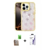 MARSİLYAN™- iPhone 16 Pro Max Kılıf Odak Prime - Siyah Bilvis 3X AR HD Cam Ekran Koruyucu + Raze Metal Kamera Lens - CLTM