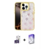 MARSİLYAN™- iPhone 16 Pro Max Kılıf Odak Prime - Siyah Bilvis 5in1 3D Magic Cam Ekran Koruyucu + Bilvis Titan Kamera Lens - TMGI
