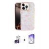 MARSİLYAN™- iPhone 16 Pro Max Kılıf Odak Prime - Siyah Bilvis 5in1 3D Magic Cam Ekran Koruyucu + Bilvis Titan Kamera Lens - TMGI