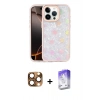 MARSİLYAN™- iPhone 16 Pro Max Kılıf Odak Prime - Siyah Bilvis 5in1 3D Magic Cam Ekran Koruyucu + Çöl Titanyum Pers Alüminyum Kamera Lens