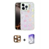 MARSİLYAN™- iPhone 16 Pro Max Kılıf Odak Prime - Siyah Bilvis 5in1 3D Magic Cam Ekran Koruyucu + Çöl Titanyum Pers Alüminyum Kamera Lens