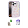 MARSİLYAN™- iPhone 16 Pro Max Kılıf Odak Prime - Siyah Bilvis 5in1 3D Magic Cam Ekran Koruyucu + Raze Metal Kamera Lens - CLTM