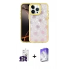 MARSİLYAN™- iPhone 16 Pro Max Kılıf Odak Prime - Siyah Bilvis 5in1 3D Magic Cam Ekran Koruyucu + Bilvis Titan Kamera Lens - GS