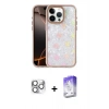 MARSİLYAN™- iPhone 16 Pro Max Kılıf Odak Prime - Siyah Bilvis 5in1 3D Magic Cam Ekran Koruyucu + Pers Alüminyum Kamera Lens - GS