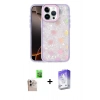 MARSİLYAN™- iPhone 16 Pro Max Kılıf Odak Prime - Siyah Bilvis 5in1 3D Magic Cam Ekran Koruyucu + Raze Metal Kamera Lens - NLGY