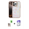 MARSİLYAN™- iPhone 16 Pro Max Kılıf Odak Prime - Siyah Bilvis 5in1 3D Magic Cam Ekran Koruyucu + Raze Metal Kamera Lens - NLGY