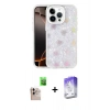 MARSİLYAN™- iPhone 16 Pro Max Kılıf Odak Prime - Siyah Bilvis 5in1 3D Magic Cam Ekran Koruyucu + Raze Metal Kamera Lens - NLGY