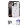 MARSİLYAN™- iPhone 16 Pro Max Kılıf Odak Prime - Siyah Bilvis 5in1 3D Magic Cam Ekran Koruyucu + Pers Alüminyum Kamera Lens - GI