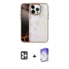 MARSİLYAN™- iPhone 16 Pro Max Kılıf Odak Prime - Siyah Bilvis 5in1 3D Magic Cam Ekran Koruyucu + PVD Metal Kamera Lens - GD