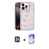 MARSİLYAN™- iPhone 16 Pro Max Kılıf Odak Prime - Siyah Bilvis 5in1 3D Magic Cam Ekran Koruyucu + PVD Metal Kamera Lens - SH