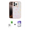 MARSİLYAN™- iPhone 16 Pro Max Kılıf Odak Prime - Siyah Bilvis 5in1 3D Magic Cam Ekran Koruyucu + Raze Metal Kamera Lens - BZ