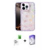 MARSİLYAN™- iPhone 16 Pro Max Kılıf Odak Prime - Siyah Bilvis 5in1 3D Magic Cam Ekran Koruyucu + Raze Metal Kamera Lens - BZ