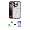 MARSİLYAN™- iPhone 16 Pro Max Kılıf Odak Prime - Siyah Bilvis 5in1 3D Magic Cam Ekran Koruyucu + Raze Metal Kamera Lens - BZ
