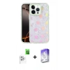 MARSİLYAN™- iPhone 16 Pro Max Kılıf Odak Prime - Siyah Bilvis 5in1 3D Magic Cam Ekran Koruyucu + Raze Metal Kamera Lens - BZ