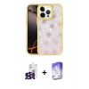 MARSİLYAN™- iPhone 16 Pro Max Kılıf Odak Prime - Siyah Bilvis 5in1 3D Magic Cam Ekran Koruyucu + Bilvis Titan Kamera Lens - SH