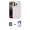 MARSİLYAN™- iPhone 16 Pro Max Kılıf Odak Prime - Siyah Bilvis 5in1 3D Magic Cam Ekran Koruyucu + Siyah PVD Metal Kamera Lens