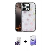 MARSİLYAN™- iPhone 16 Pro Max Kılıf Odak Prime - Siyah Bilvis 5in1 5D Magic Hayalet Cam Ekran Koruyucu + Bilvis Titan Kamera Lens - TMGI