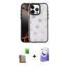 MARSİLYAN™- iPhone 16 Pro Max Kılıf Odak Prime - Siyah Bilvis 5in1 5D Magic Hayalet Cam Ekran Koruyucu + Raze Metal Kamera Lens - CLTM
