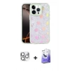 MARSİLYAN™- iPhone 16 Pro Max Kılıf Odak Prime - Siyah Bilvis 5in1 5D Magic Hayalet Cam Ekran Koruyucu + Pers Alüminyum Kamera Lens - GS
