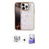 MARSİLYAN™- iPhone 16 Pro Max Kılıf Odak Prime - Siyah Bilvis 5in1 5D Magic Hayalet Cam Ekran Koruyucu + Pers Alüminyum Kamera Lens - GS