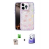 MARSİLYAN™- iPhone 16 Pro Max Kılıf Odak Prime - Siyah Bilvis 5in1 5D Magic Hayalet Cam Ekran Koruyucu + Raze Metal Kamera Lens - NLGY