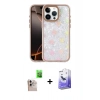 MARSİLYAN™- iPhone 16 Pro Max Kılıf Odak Prime - Siyah Bilvis 5in1 5D Magic Hayalet Cam Ekran Koruyucu + Raze Metal Kamera Lens - NLGY