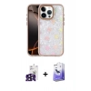 MARSİLYAN™- iPhone 16 Pro Max Kılıf Odak Prime - Siyah Bilvis 5in1 5D Magic Hayalet Cam Ekran Koruyucu + Bilvis Titan Kamera Lens - SH