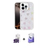 MARSİLYAN™- iPhone 16 Pro Max Kılıf Odak Prime - Siyah Bilvis 5in1 5D Magic Hayalet Cam Ekran Koruyucu + Bilvis Titan Kamera Lens - SH