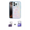 MARSİLYAN™- iPhone 16 Pro Max Kılıf Odak Prime - Siyah Bilvis 5in1 5D Magic Hayalet Cam Ekran Koruyucu + Bilvis Titan Kamera Lens - SH