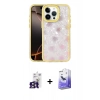 MARSİLYAN™- iPhone 16 Pro Max Kılıf Odak Prime - Siyah Bilvis 5in1 5D Magic Hayalet Cam Ekran Koruyucu + Bilvis Titan Kamera Lens - TMGI