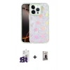 MARSİLYAN™- iPhone 16 Pro Max Kılıf Odak Prime - Siyah Bilvis Hayalet Cam Ekran Koruyucu + Bilvis Titan Kamera Lens - SH
