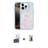 MARSİLYAN™- iPhone 16 Pro Max Kılıf Odak Prime - Siyah Bilvis Hayalet Cam Ekran Koruyucu + Bilvis Titan Kamera Lens - SH