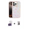 MARSİLYAN™- iPhone 16 Pro Max Kılıf Odak Prime - Siyah Bilvis Hayalet Cam Ekran Koruyucu + Bilvis Titan Kamera Lens - SH