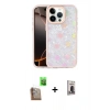 MARSİLYAN™- iPhone 16 Pro Max Kılıf Odak Prime - Siyah Bilvis Hayalet Cam Ekran Koruyucu + Raze Metal Kamera Lens - CLTM