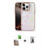 MARSİLYAN™- iPhone 16 Pro Max Kılıf Odak Prime - Siyah Bilvis Hayalet Cam Ekran Koruyucu + Raze Metal Kamera Lens - CLTM