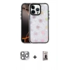 MARSİLYAN™- iPhone 16 Pro Max Kılıf Odak Prime - Siyah Bilvis Hayalet Cam Ekran Koruyucu + Pers Alüminyum Kamera Lens - GI