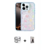MARSİLYAN™- iPhone 16 Pro Max Kılıf Odak Prime - Siyah Bilvis Hayalet Cam Ekran Koruyucu + Pers Alüminyum Kamera Lens - GS