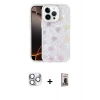 MARSİLYAN™- iPhone 16 Pro Max Kılıf Odak Prime - Siyah Bilvis Hayalet Cam Ekran Koruyucu + Pers Alüminyum Kamera Lens - GS