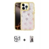 MARSİLYAN™- iPhone 16 Pro Max Kılıf Odak Prime - Siyah Bilvis Hayalet Cam Ekran Koruyucu + Pers Alüminyum Kamera Lens - GS