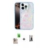 MARSİLYAN™- iPhone 16 Pro Max Kılıf Odak Prime - Siyah Bilvis Hayalet Cam Ekran Koruyucu + Raze Metal Kamera Lens - NLGY