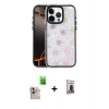 MARSİLYAN™- iPhone 16 Pro Max Kılıf Odak Prime - Siyah Bilvis Hayalet Cam Ekran Koruyucu + Raze Metal Kamera Lens - NLGY