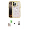 MARSİLYAN™- iPhone 16 Pro Max Kılıf Odak Prime - Siyah Bilvis Hayalet Cam Ekran Koruyucu + Raze Metal Kamera Lens - NLGY