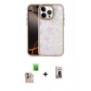 MARSİLYAN™- iPhone 16 Pro Max Kılıf Odak Prime - Siyah Bilvis Hayalet Cam Ekran Koruyucu + Raze Metal Kamera Lens - NLGY