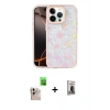 MARSİLYAN™- iPhone 16 Pro Max Kılıf Odak Prime - Siyah Bilvis Hayalet Cam Ekran Koruyucu + Raze Metal Kamera Lens - NLGY