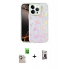 MARSİLYAN™- iPhone 16 Pro Max Kılıf Odak Prime - Siyah Bilvis Hayalet Cam Ekran Koruyucu + Raze Metal Kamera Lens - NLGY