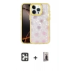 MARSİLYAN™- iPhone 16 Pro Max Kılıf Odak Prime - Siyah Bilvis Hayalet Cam Ekran Koruyucu + PVD Metal Kamera Lens - GS